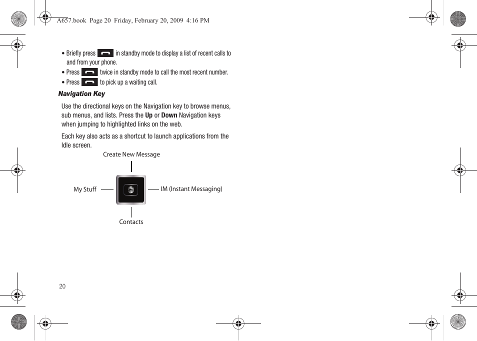 Samsung SGH-A657ZKAATT User Manual | Page 24 / 184