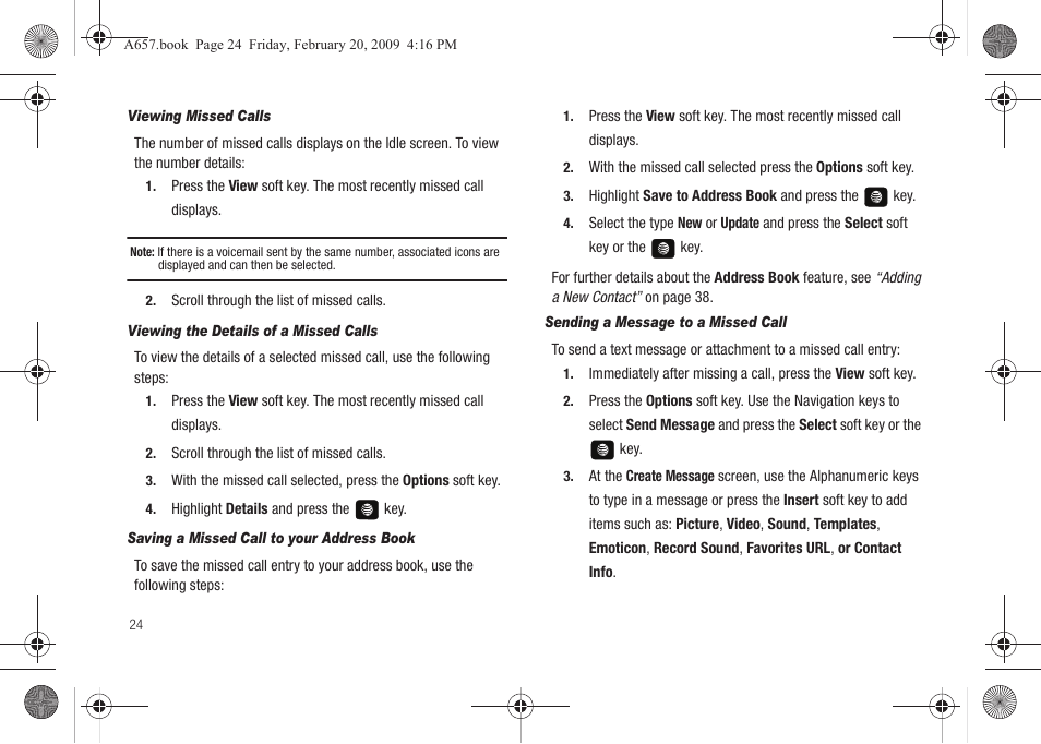 Samsung SGH-A657ZKAATT User Manual | Page 28 / 184