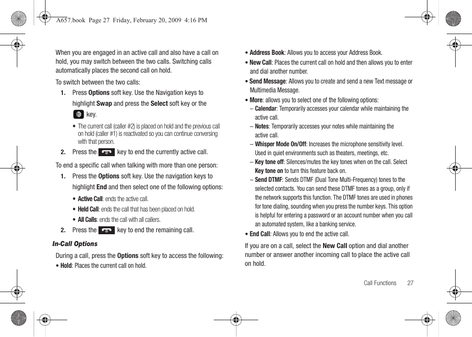 Samsung SGH-A657ZKAATT User Manual | Page 31 / 184