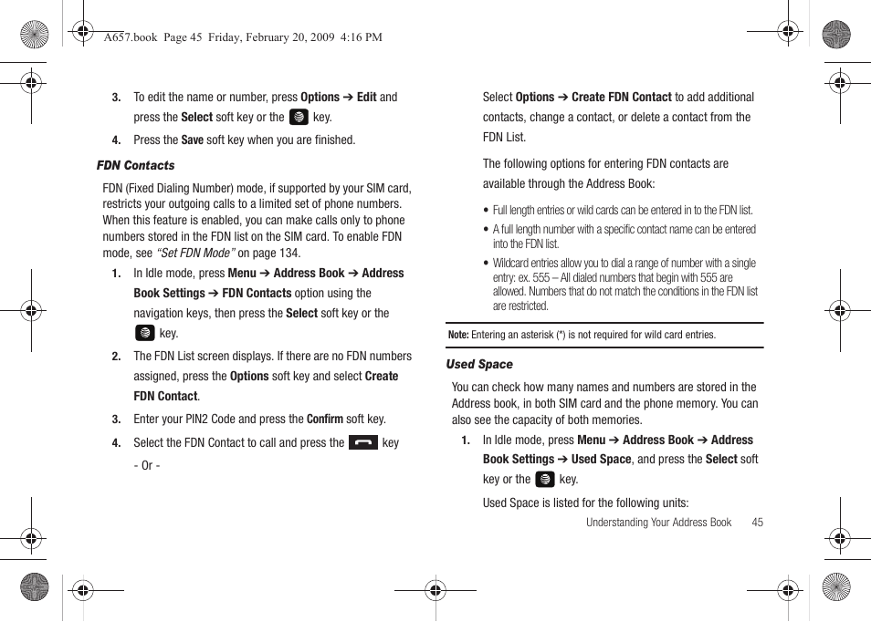 Samsung SGH-A657ZKAATT User Manual | Page 49 / 184