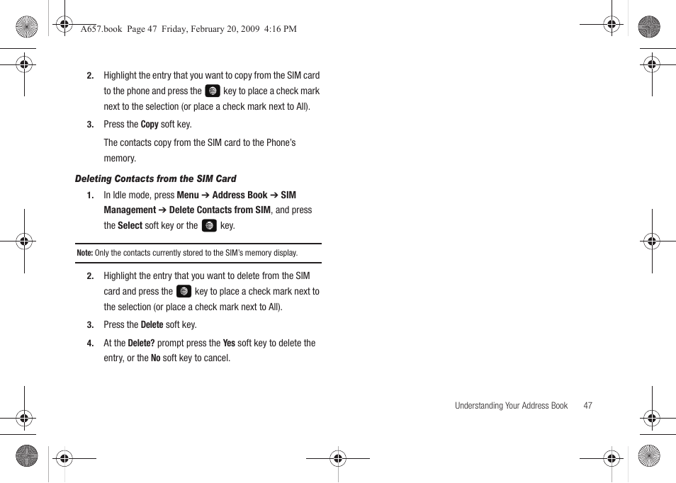 Samsung SGH-A657ZKAATT User Manual | Page 51 / 184