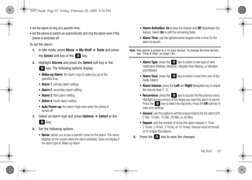 Samsung SGH-A657ZKAATT User Manual | Page 91 / 184