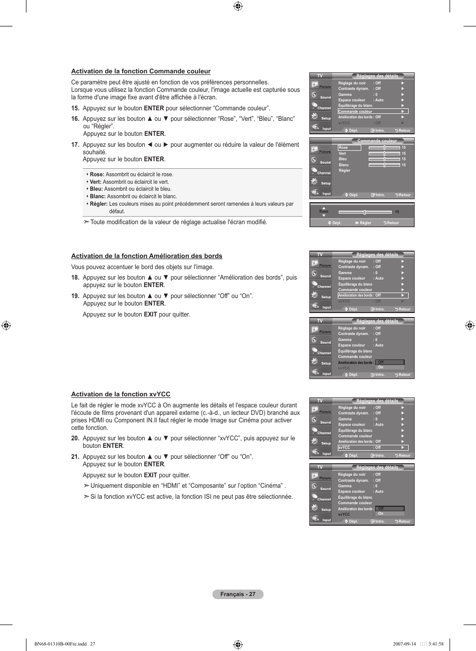 Samsung LNT4069FX-XAA User Manual | Page 119 / 271