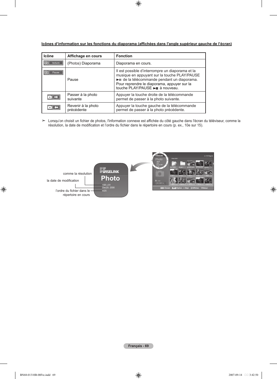 Photo | Samsung LNT4069FX-XAA User Manual | Page 161 / 271