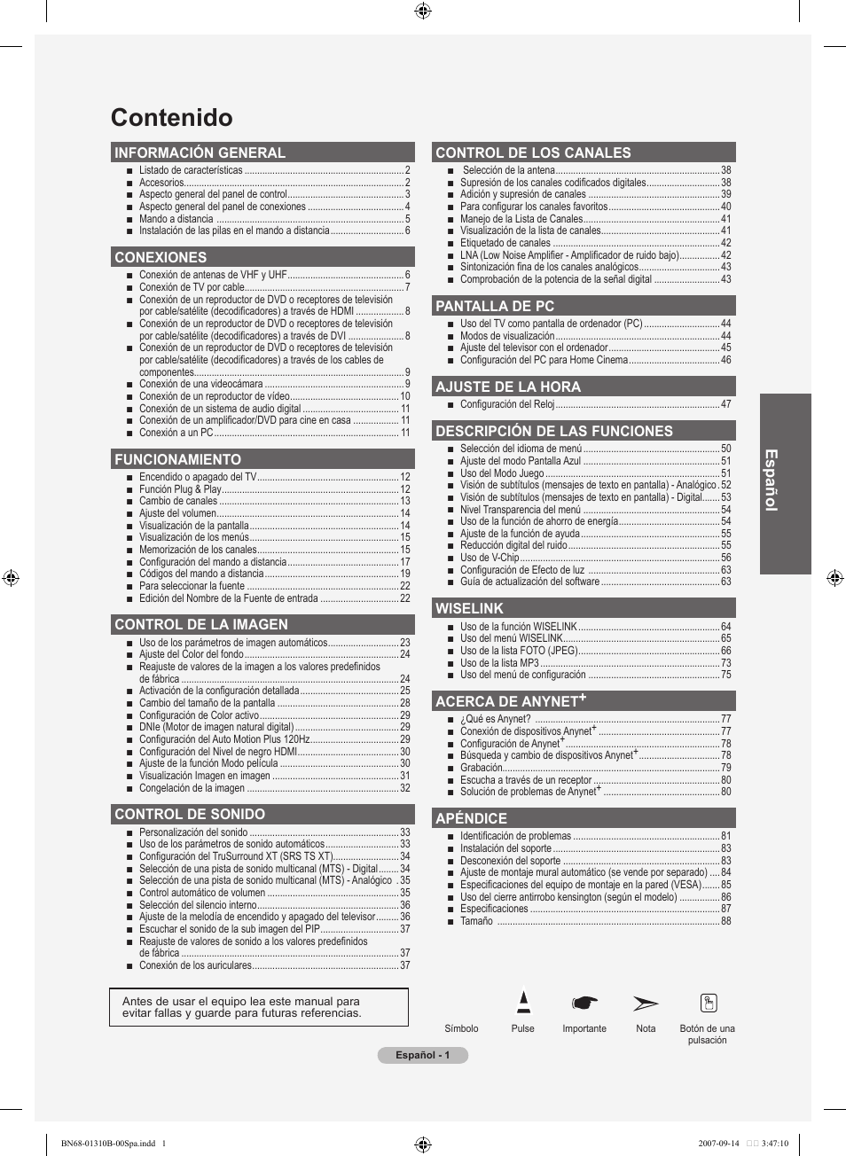 Samsung LNT4069FX-XAA User Manual | Page 183 / 271