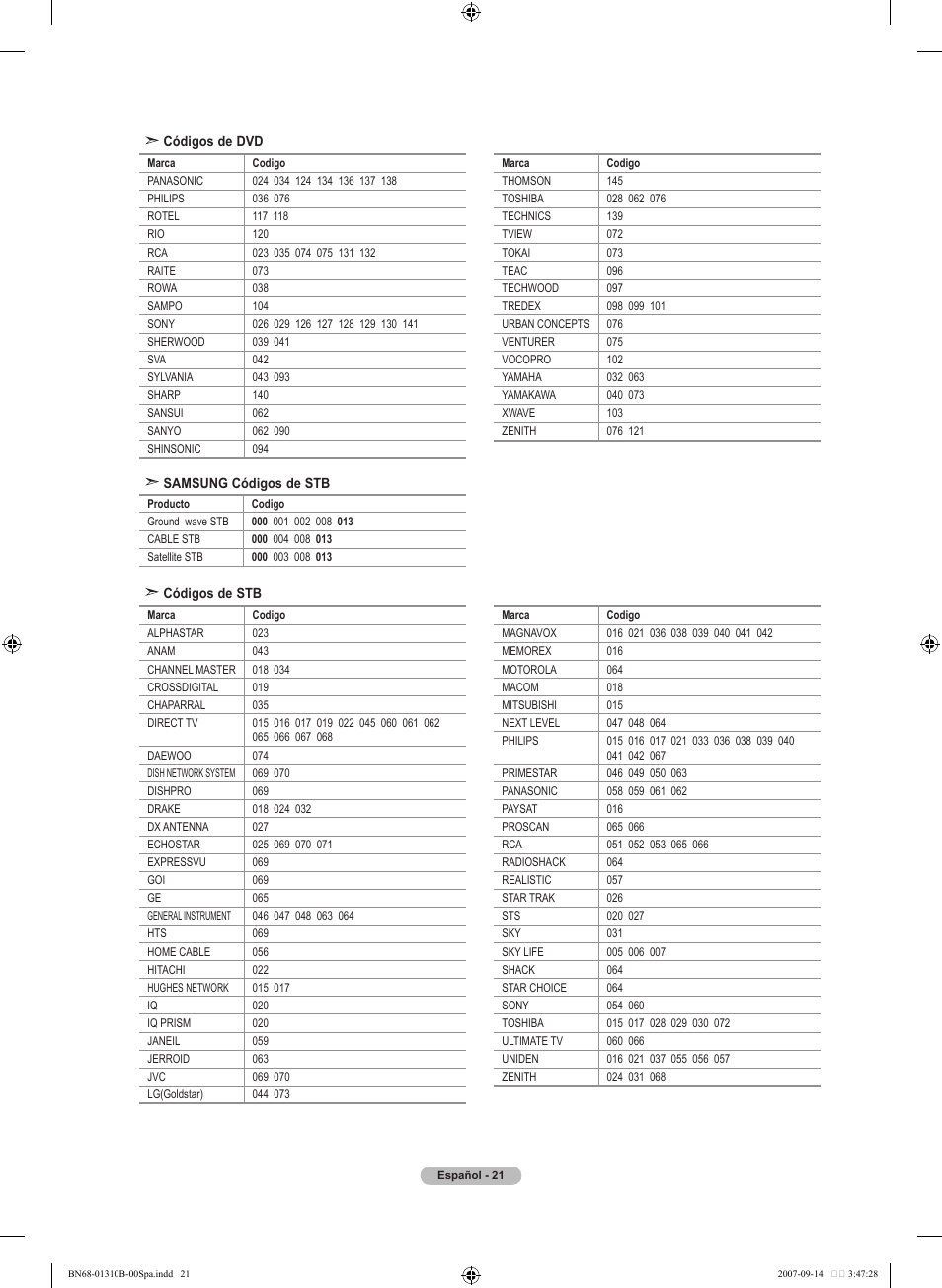 Samsung LNT4069FX-XAA User Manual | Page 203 / 271
