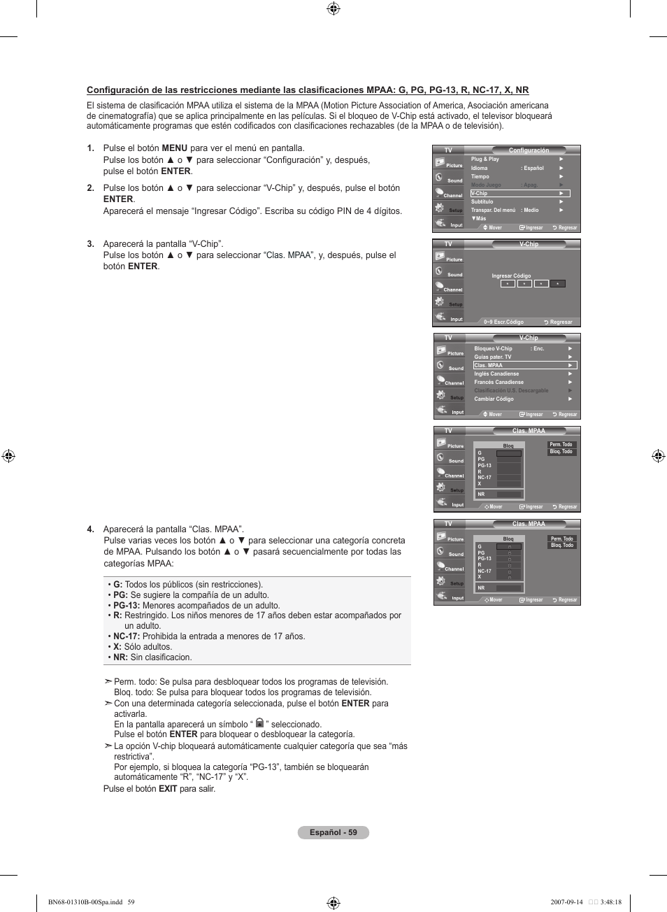 Samsung LNT4069FX-XAA User Manual | Page 241 / 271