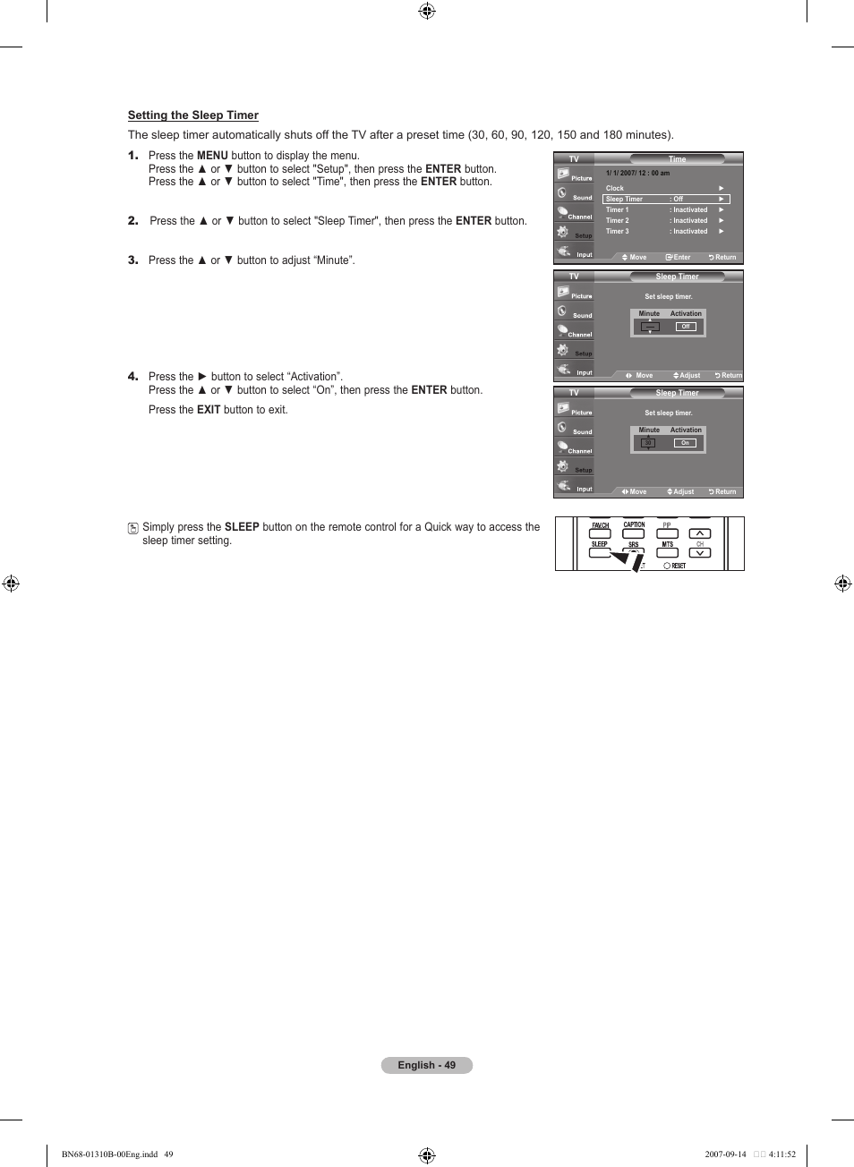 Samsung LNT4069FX-XAA User Manual | Page 51 / 271