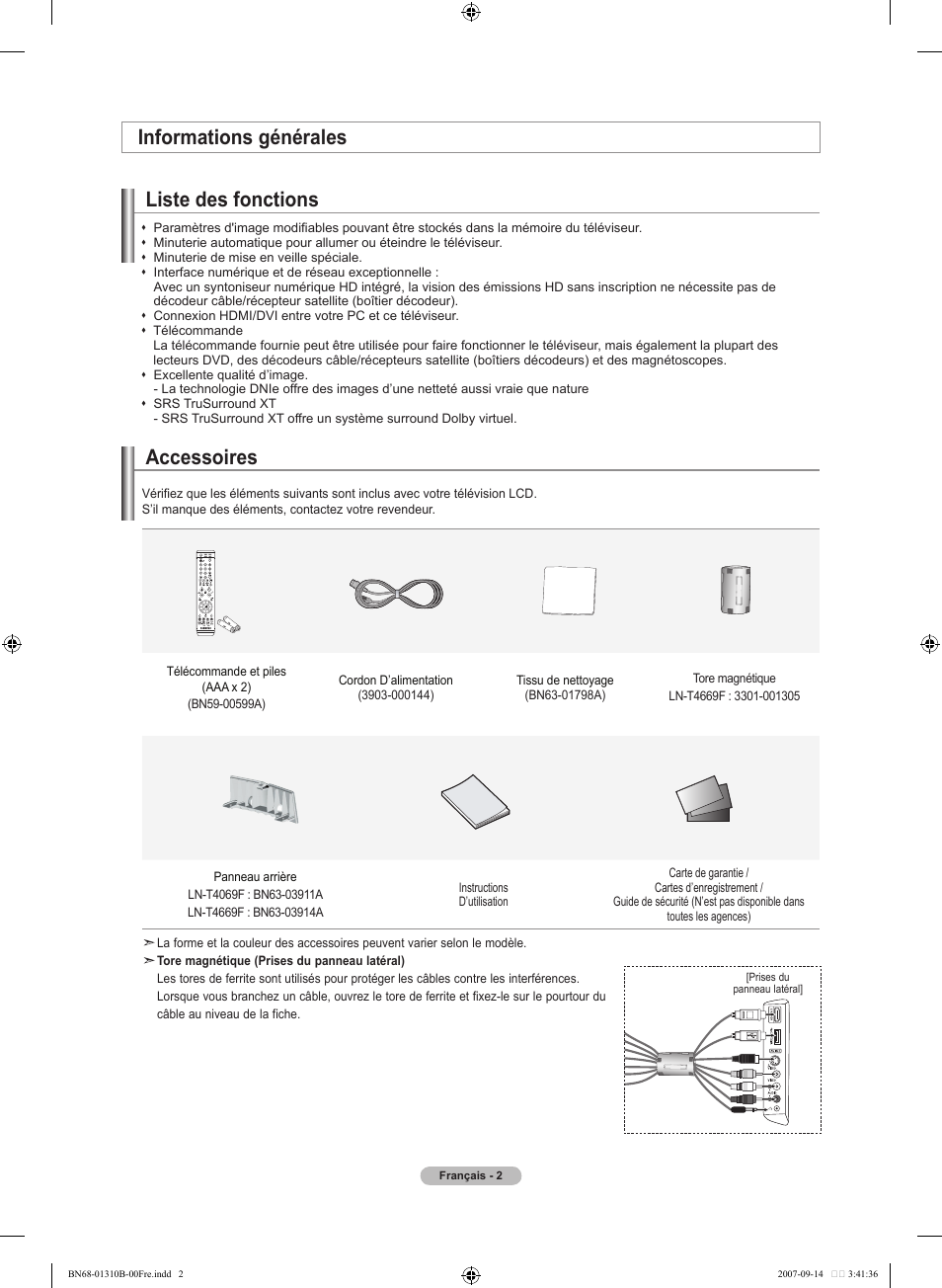 Samsung LNT4069FX-XAA User Manual | Page 94 / 271
