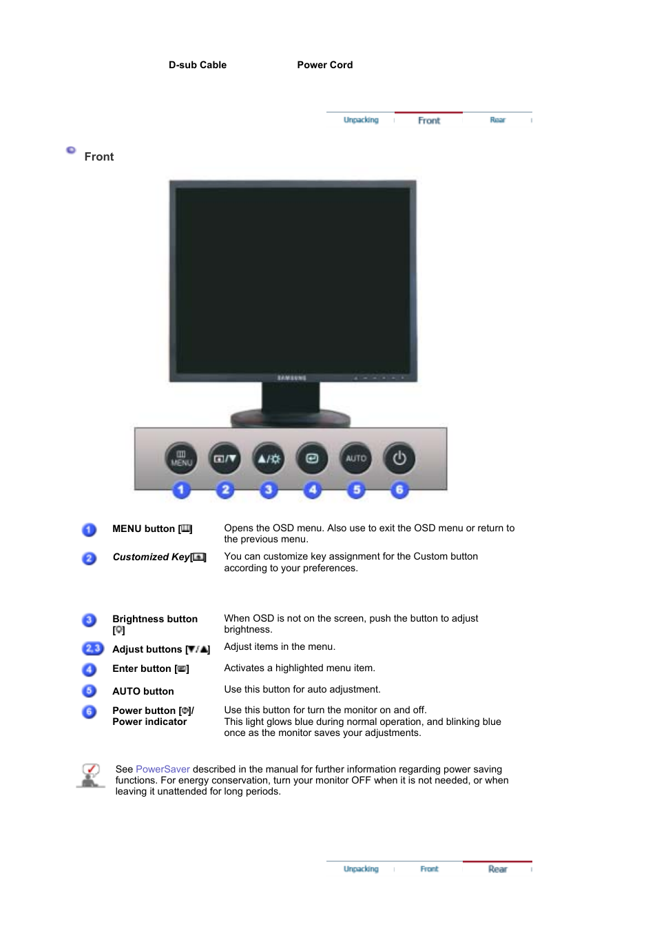 Samsung LS17HAAKBUXAA User Manual | Page 12 / 48