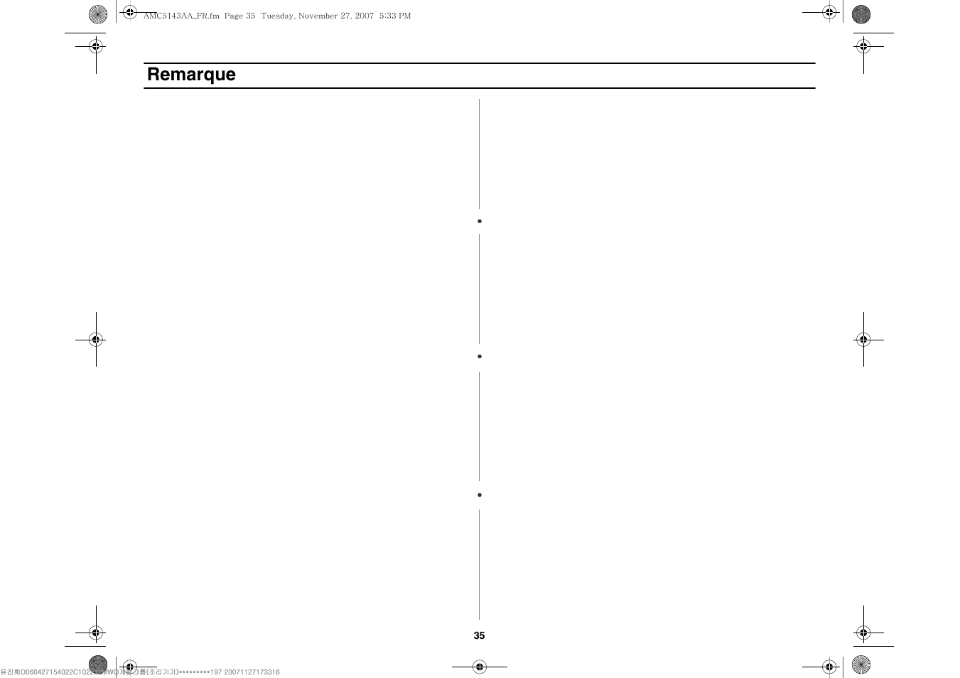 Remarque | Amana AMC5143BCW User Manual | Page 69 / 104