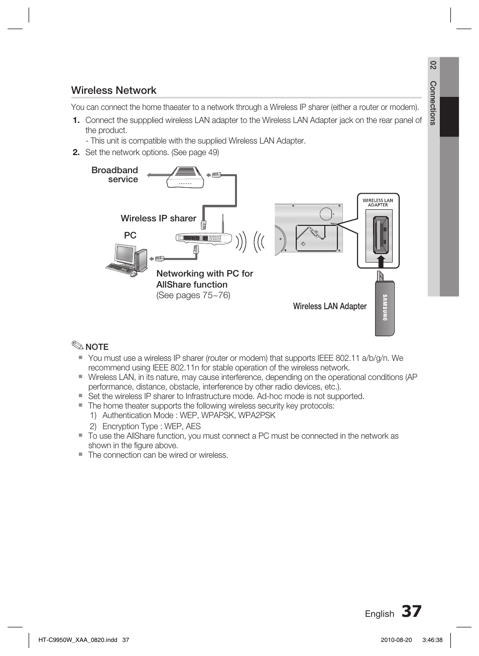 Samsung HT-C9950W-XAA User Manual | Page 37 / 85