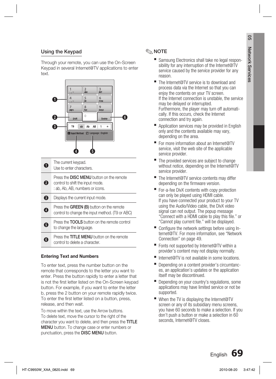 Samsung HT-C9950W-XAA User Manual | Page 69 / 85