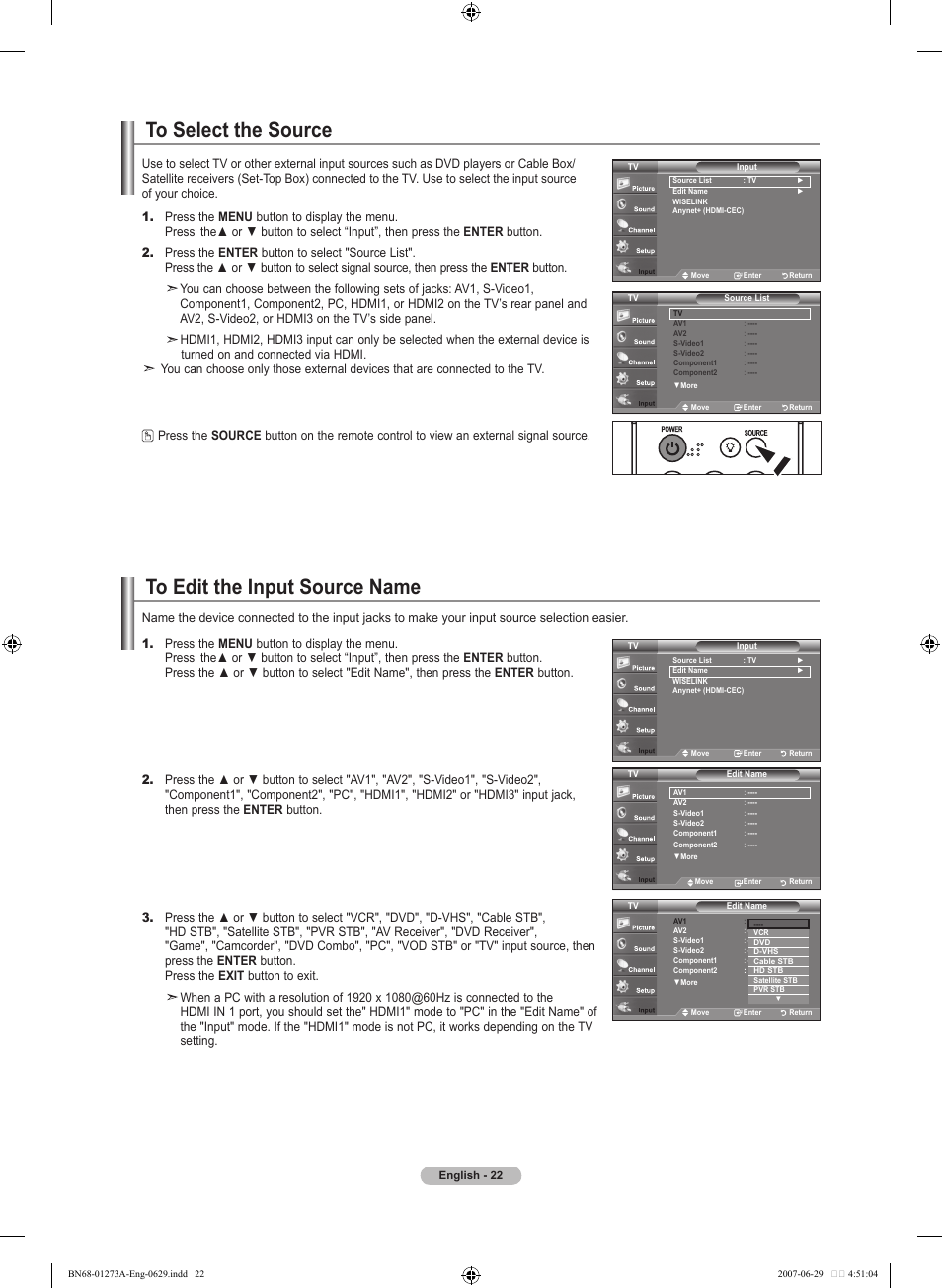 Samsung LNT466FX-XAA User Manual | Page 24 / 180