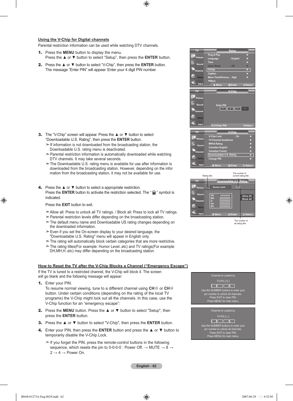 Samsung LNT466FX-XAA User Manual | Page 64 / 180