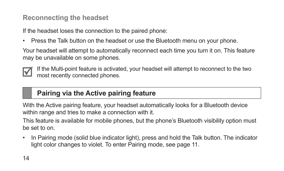 Pairing via the active pairing feature | Samsung BHM5000NBACSTA User Manual | Page 16 / 70