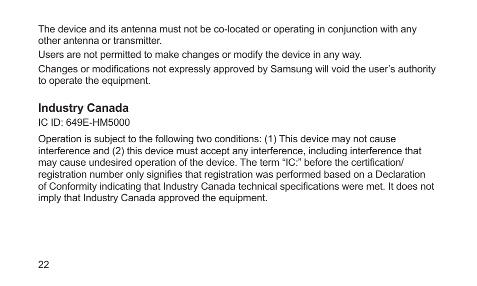 Samsung BHM5000NBACSTA User Manual | Page 24 / 70