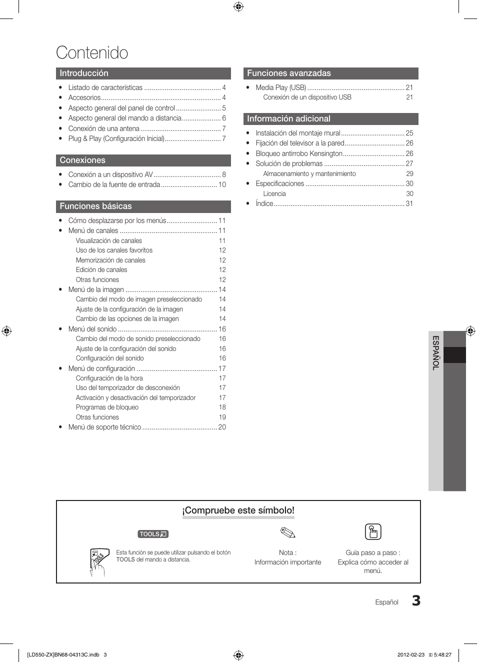 Samsung LN40E550F7FXZA User Manual | Page 33 / 62