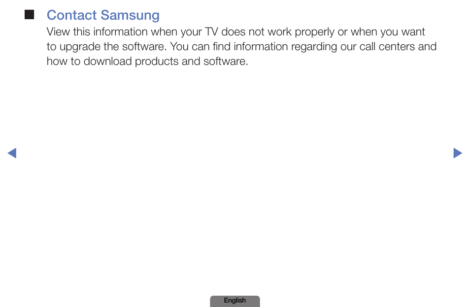 Contact samsung | Samsung PN51E490B4FXZA User Manual | Page 130 / 195