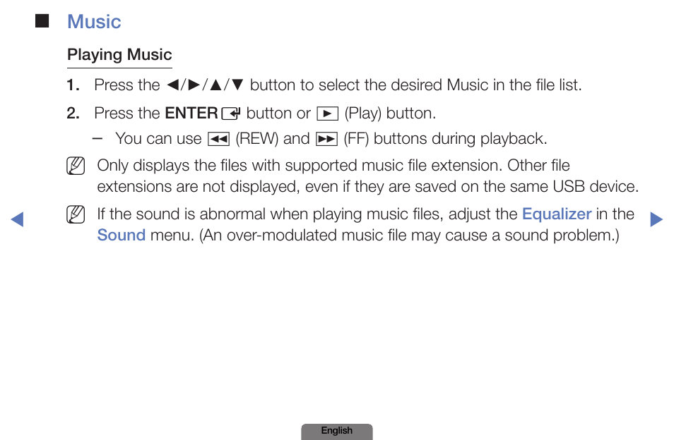 Music | Samsung PN51E490B4FXZA User Manual | Page 161 / 195