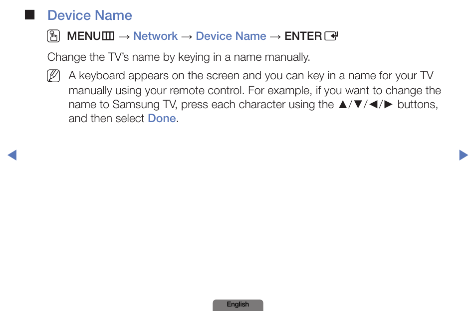 Device name o | Samsung PN51E490B4FXZA User Manual | Page 81 / 195