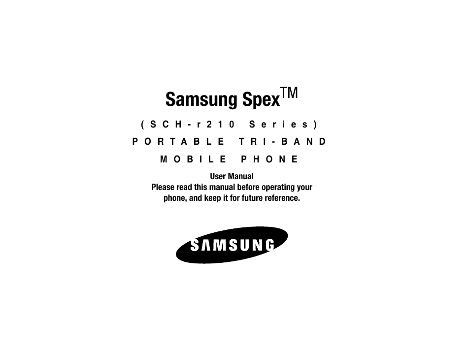 Samsung SCH-R210LSAMTR User Manual | 112 pages