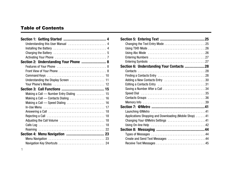 Samsung SCH-R210LSAMTR User Manual | Page 4 / 112