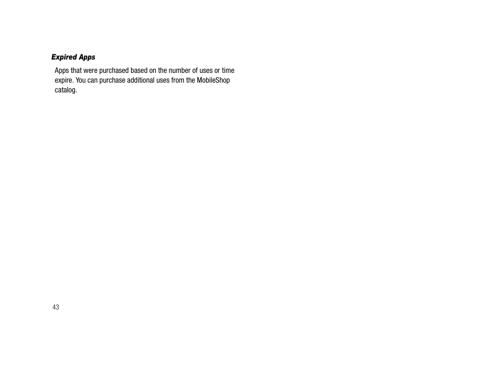 Expired apps | Samsung SCH-R210LSAMTR User Manual | Page 46 / 112