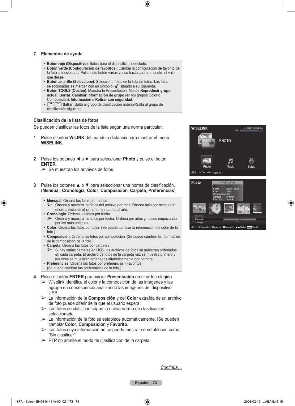 7 elementos de ayuda | Samsung PN50A550S1FXZA User Manual | Page 179 / 205