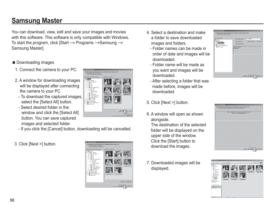 Samsung master | Samsung EC-SL105ZBDBUS User Manual | Page 91 / 98