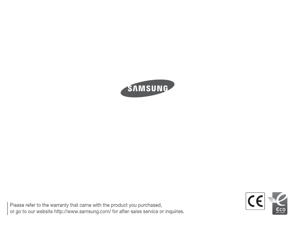 Samsung EC-SL105ZBDBUS User Manual | Page 98 / 98