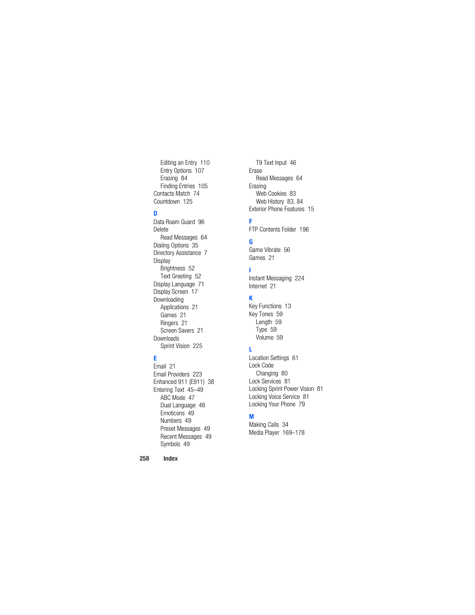 Samsung SPH-M520ZSAQST User Manual | Page 284 / 287