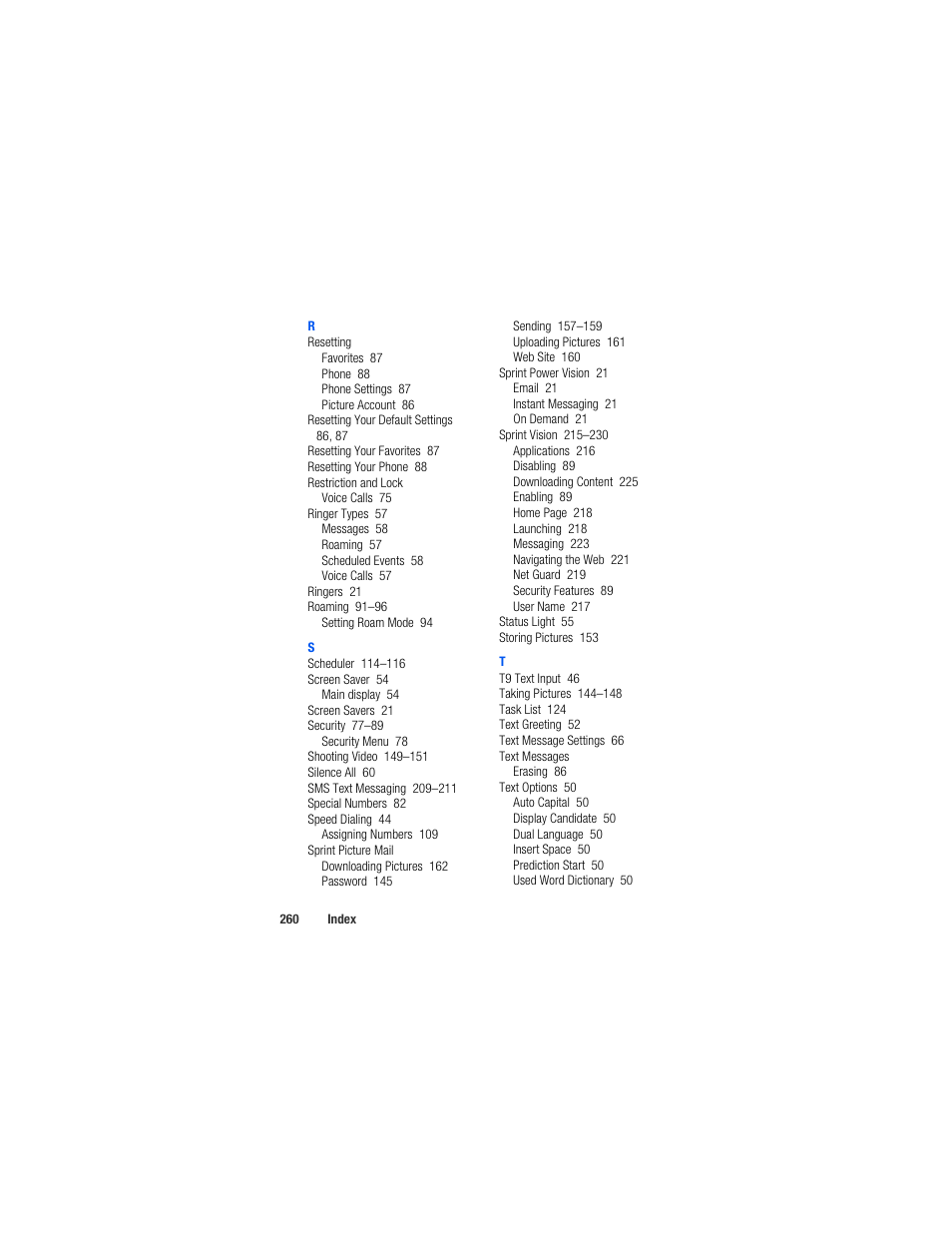 Samsung SPH-M520ZSAQST User Manual | Page 286 / 287