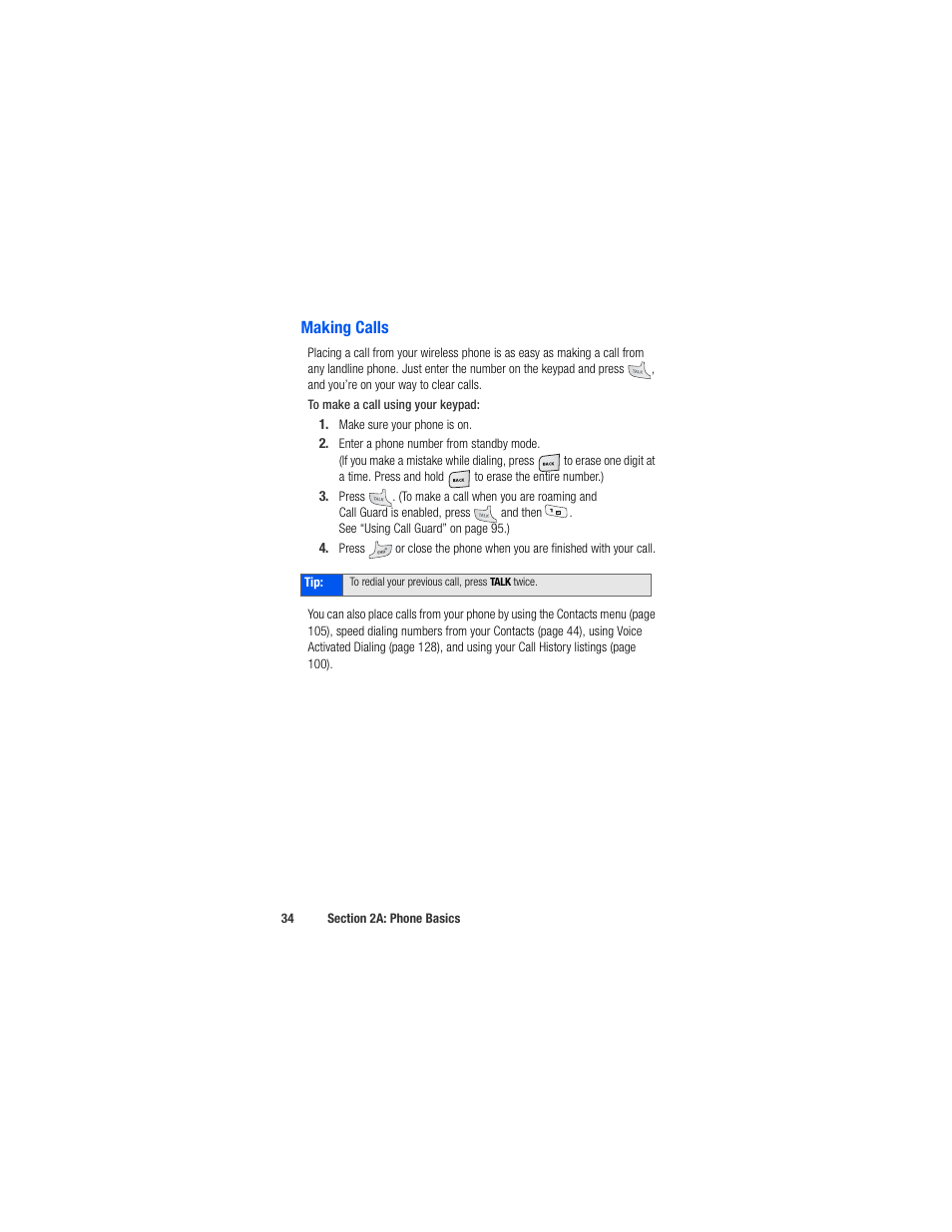 Making calls | Samsung SPH-M520ZSAQST User Manual | Page 60 / 287