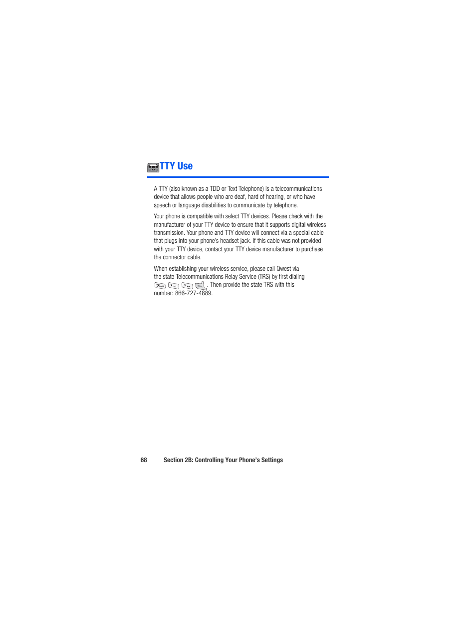 Tty use | Samsung SPH-M520ZSAQST User Manual | Page 94 / 287
