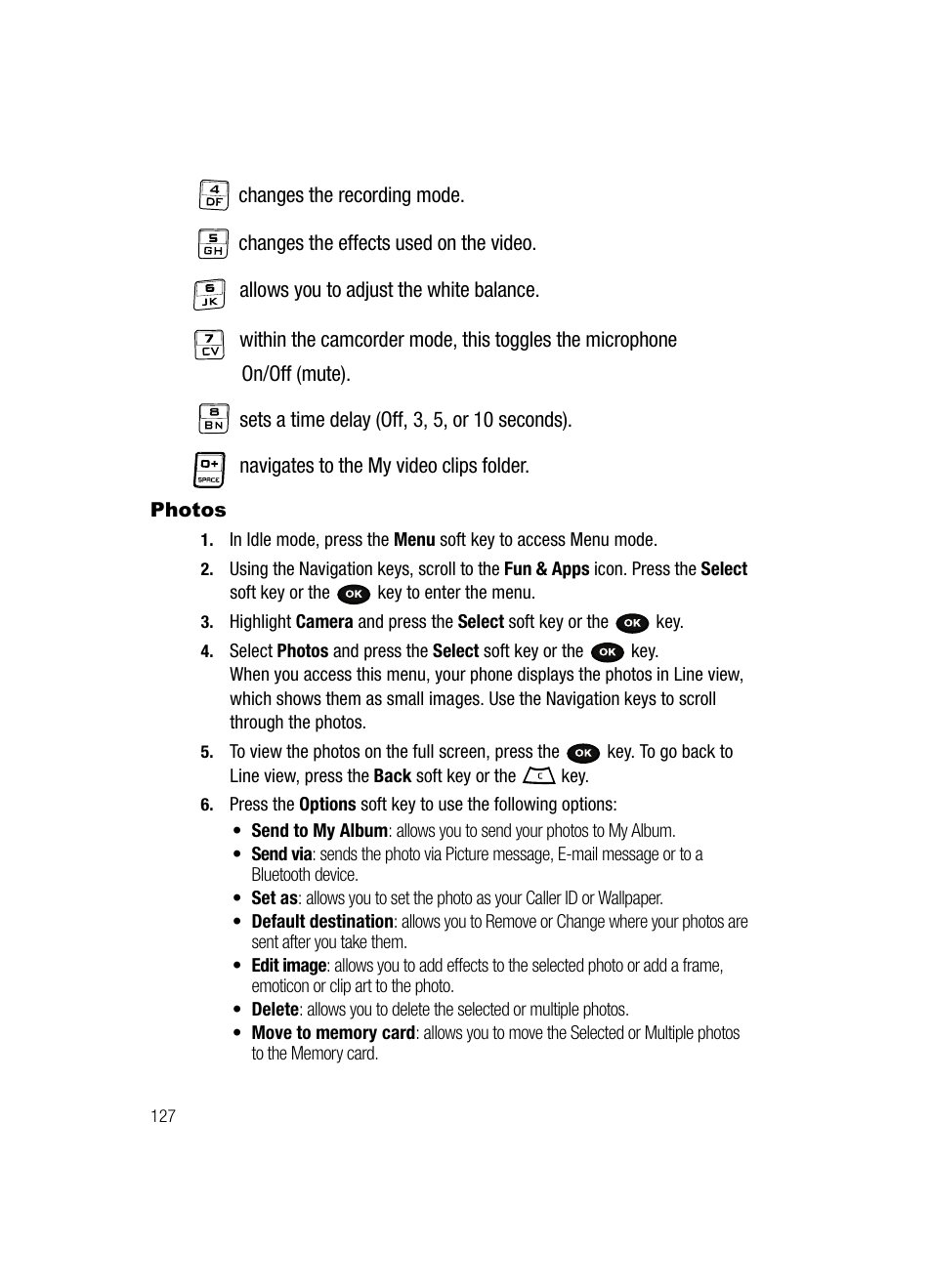 Photos | Samsung SGH-T729ZKATMB User Manual | Page 130 / 163