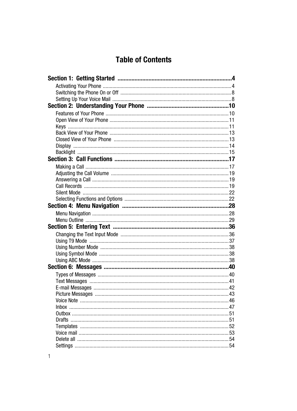 Samsung SGH-T729ZKATMB User Manual | Page 4 / 163