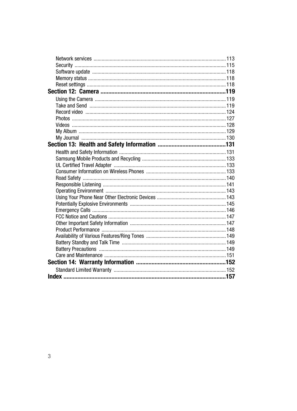 Samsung SGH-T729ZKATMB User Manual | Page 6 / 163