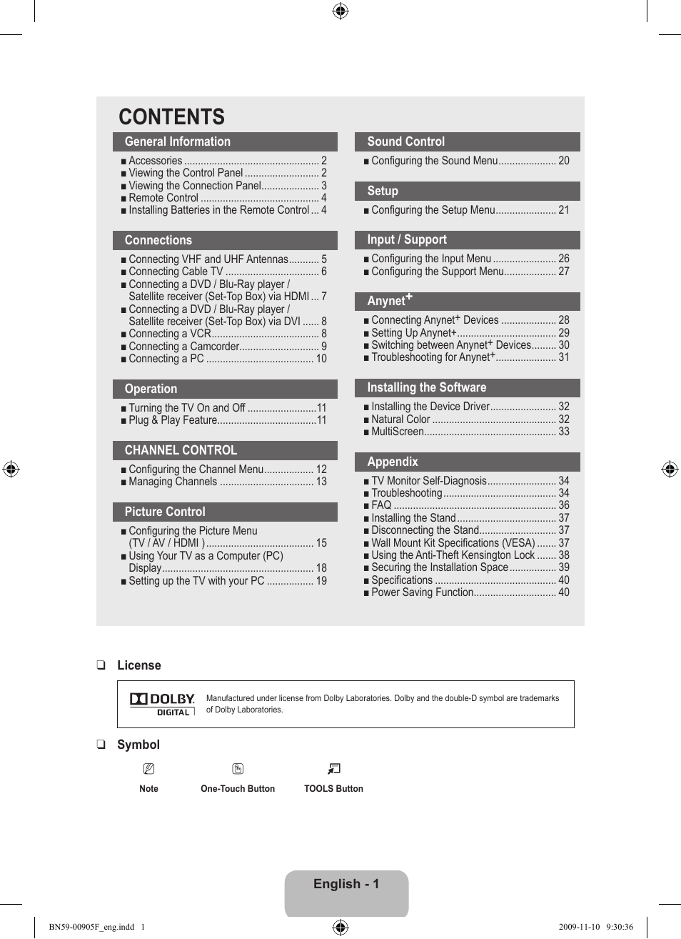 Samsung LS19CFNKFYB-ZA User Manual | Page 3 / 43