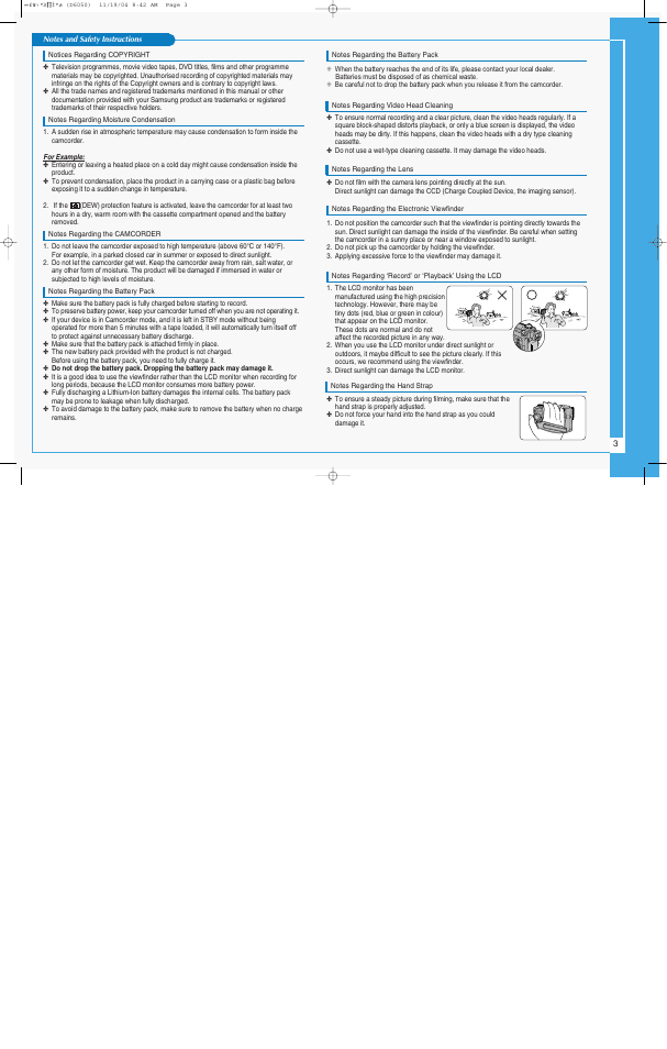 Samsung SC-D6040-AFS User Manual | Page 3 / 10