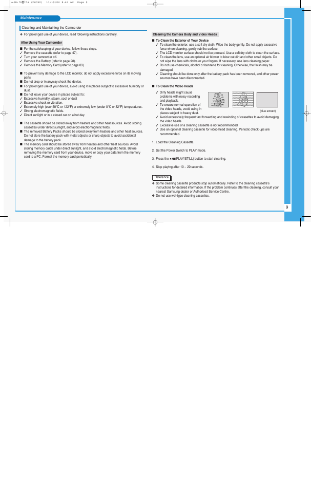 Samsung SC-D6040-AFS User Manual | Page 9 / 10