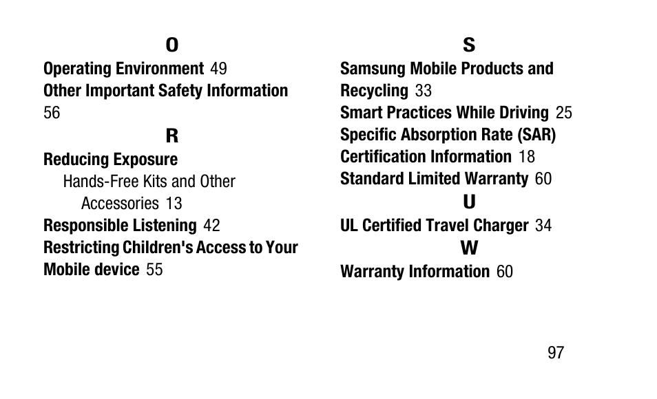 Samsung SM-T700NZWAXAR User Manual | Page 107 / 107