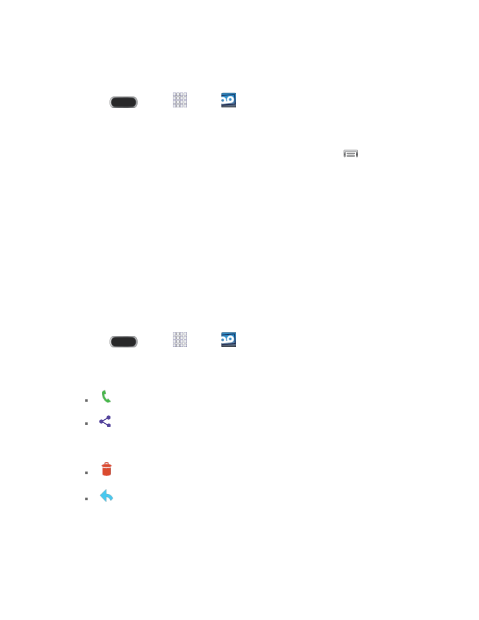 Review visual voicemail, Listen to multiple voicemail messages, Visual voicemail options | Samsung SPH-L900TSASPR User Manual | Page 49 / 185