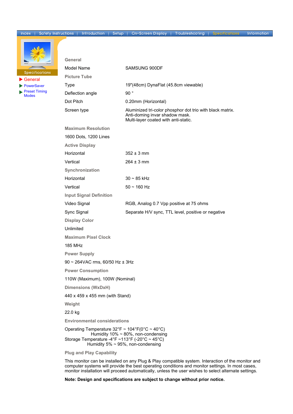 Samsung 900df | Samsung AN19JOBLK User Manual | Page 31 / 44