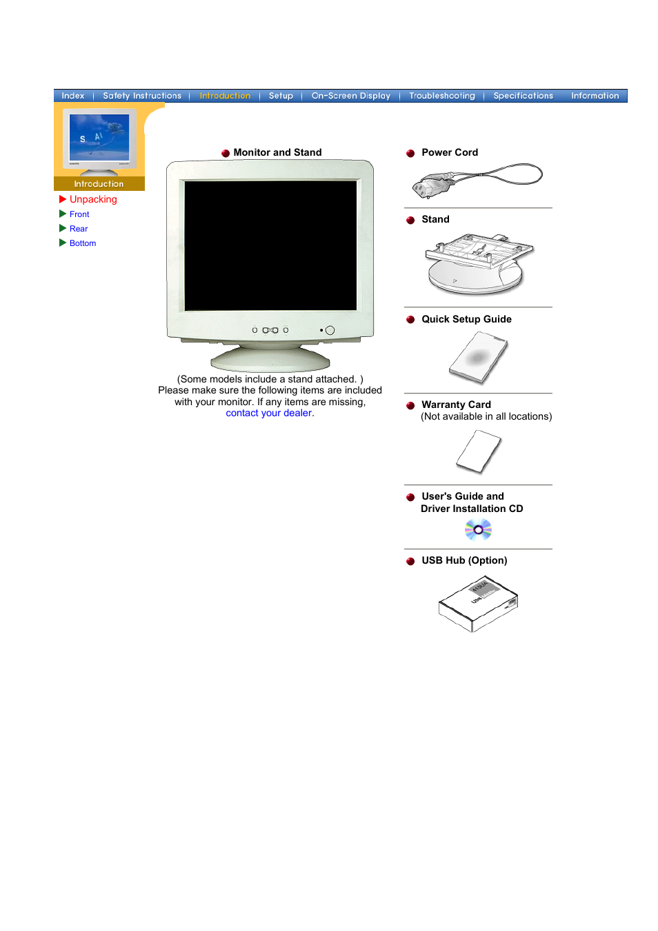 Samsung AN19JOBLK User Manual | Page 8 / 44