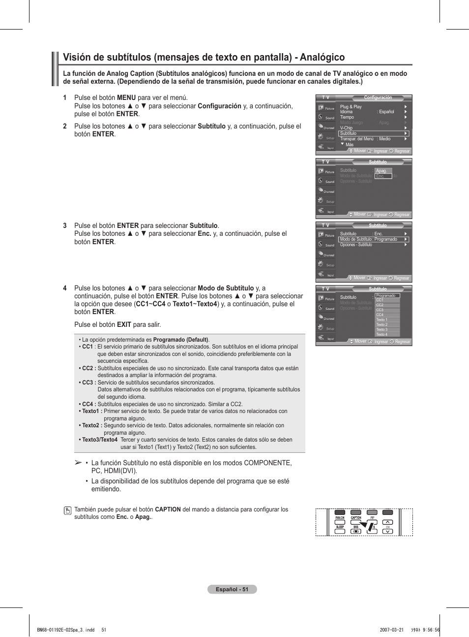 Samsung HPT5054X-XAA User Manual | Page 122 / 144