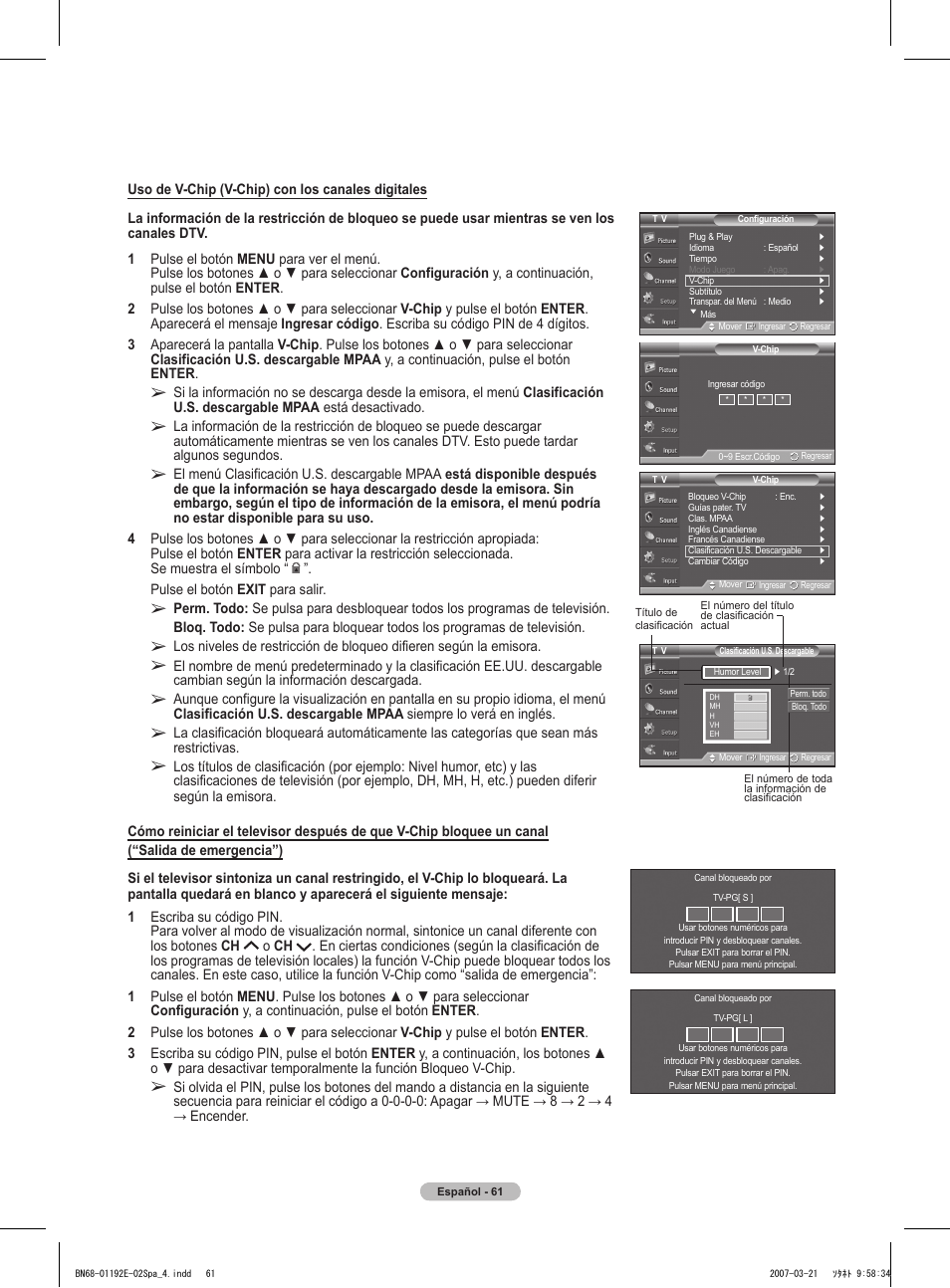 Samsung HPT5054X-XAA User Manual | Page 132 / 144