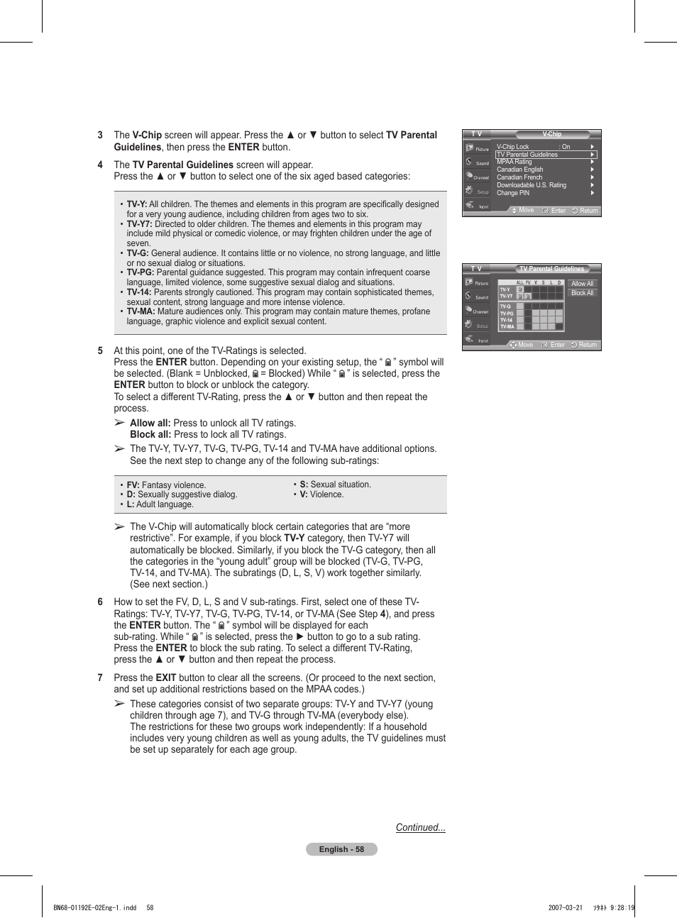 Samsung HPT5054X-XAA User Manual | Page 58 / 144