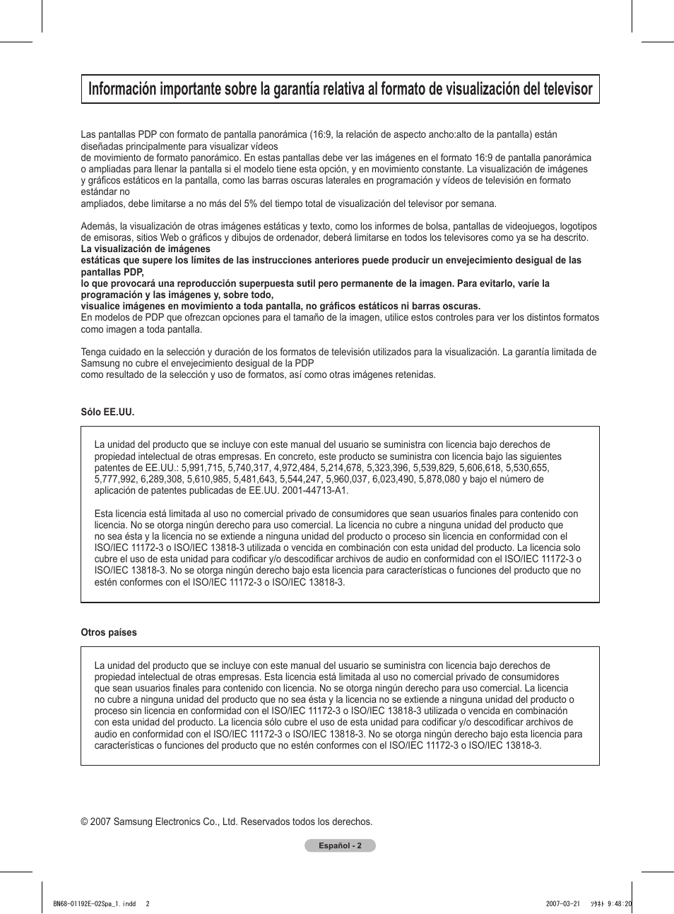 Samsung HPT5054X-XAA User Manual | Page 73 / 144