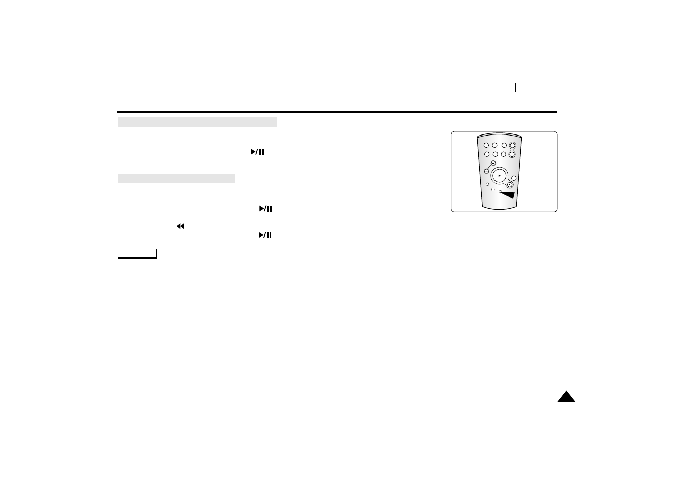 Playing back a tape, English, Frame advance (to playback frame by frame) | X2 playback (forward/reverse ) | Samsung SC-D77-XAA User Manual | Page 71 / 102